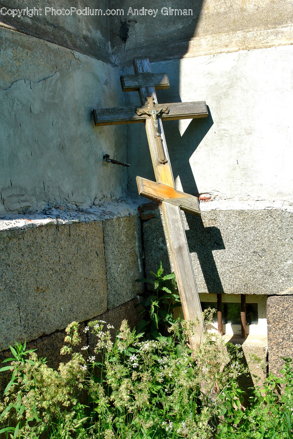 Cross, Symbol, Crucifix, Wall