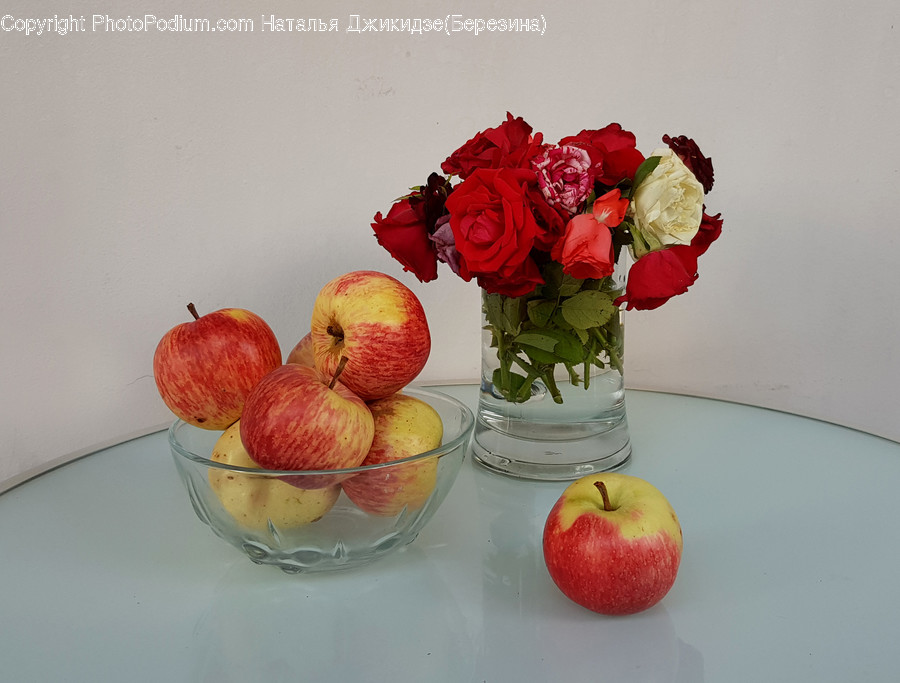 Plant, Food, Fruit, Apple, Flower Bouquet