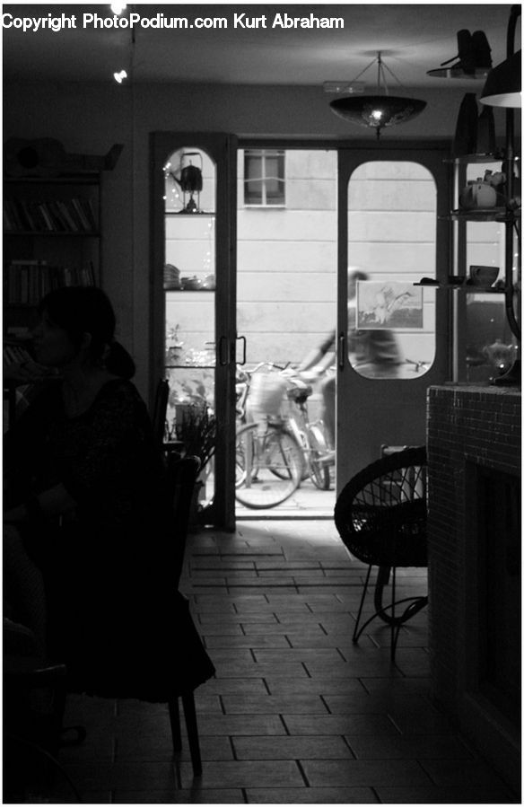 Barcelona, Bicycle, Vehicle, People, Chair