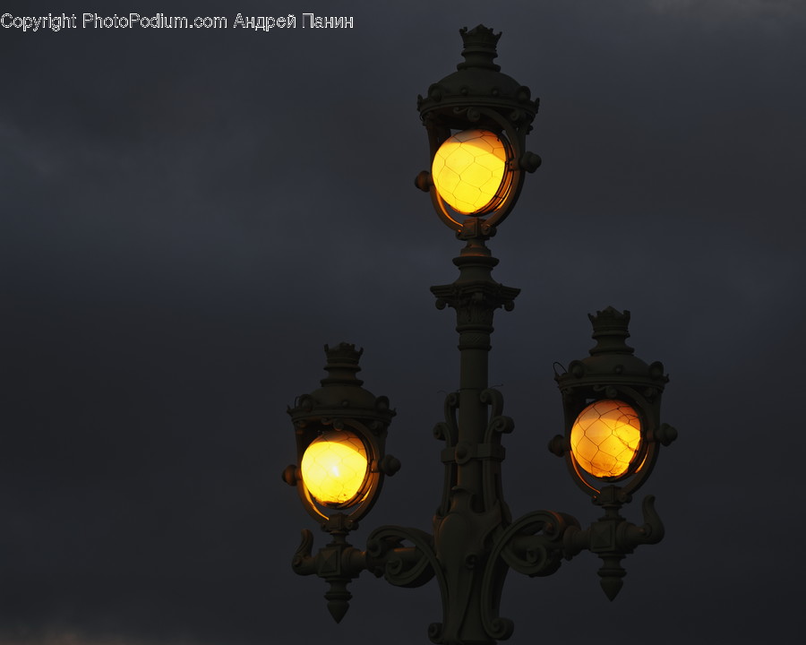 Lamp, Silhouette, Lampshade, Lamp Post, Tower