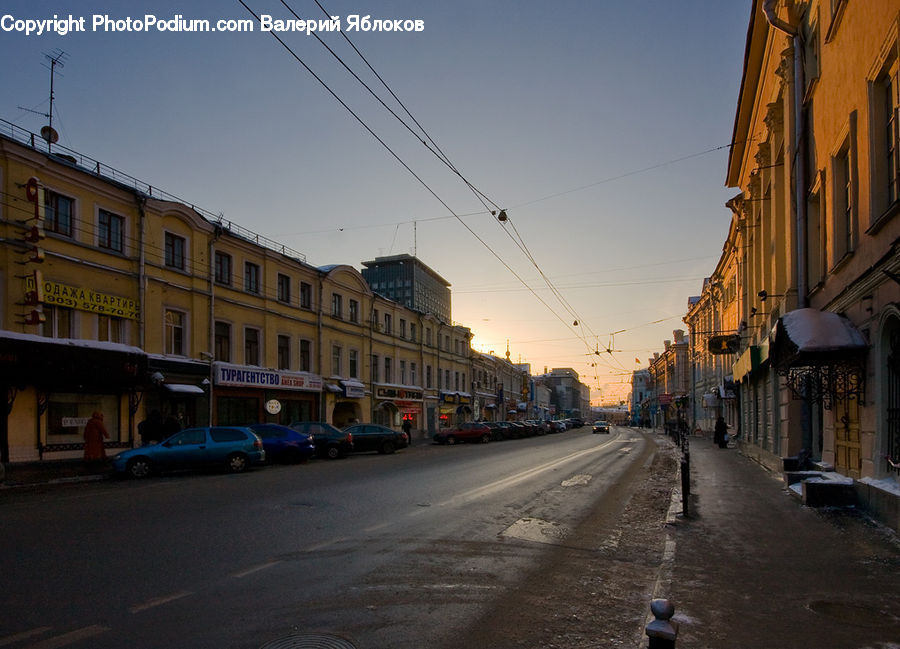 Road, Street, Town, Umbrella, Boardwalk, Path, Pavement