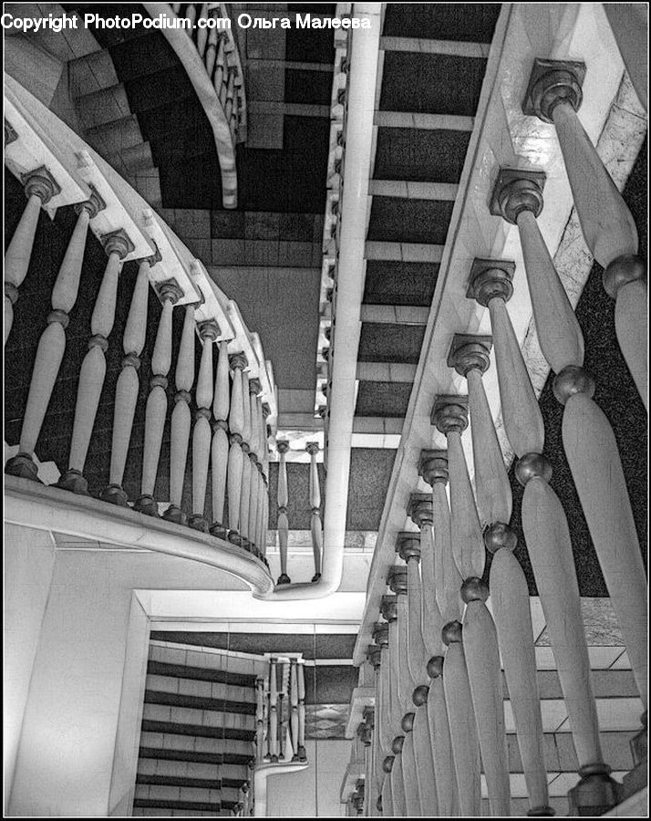 People, Person, Human, Banister, Handrail, Staircase, Column