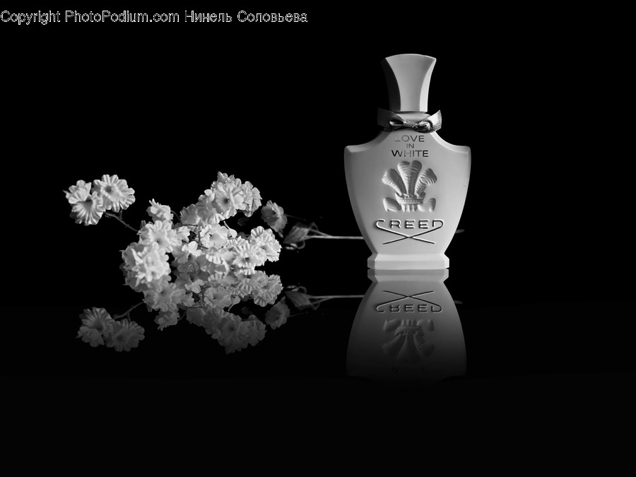 Perfume, Bottle, Cosmetics, Snowman, Nature