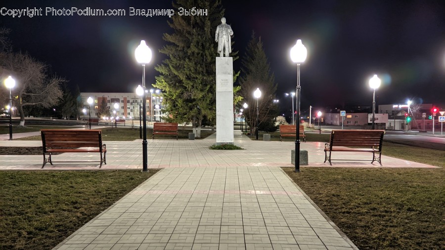 Bench, Furniture, Monument, Architecture, Building