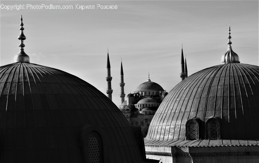 Dome, Architecture, Building, Mosque, Spire