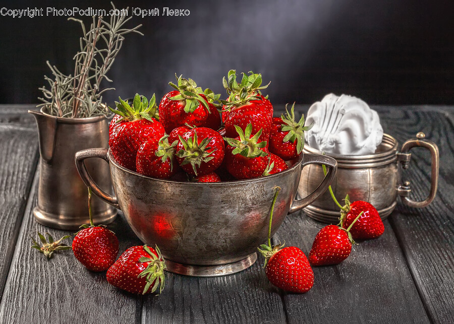 Strawberry, Plant, Food, Fruit, Raspberry