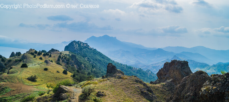 Nature, Outdoors, Mountain, Mountain Range, Peak