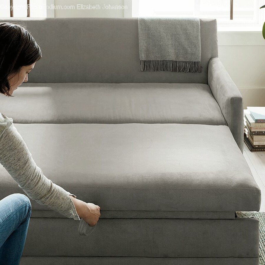 Furniture, Couch, Person, Human, Clothing
