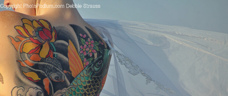 Skin, Person, Human, Tattoo, Tent