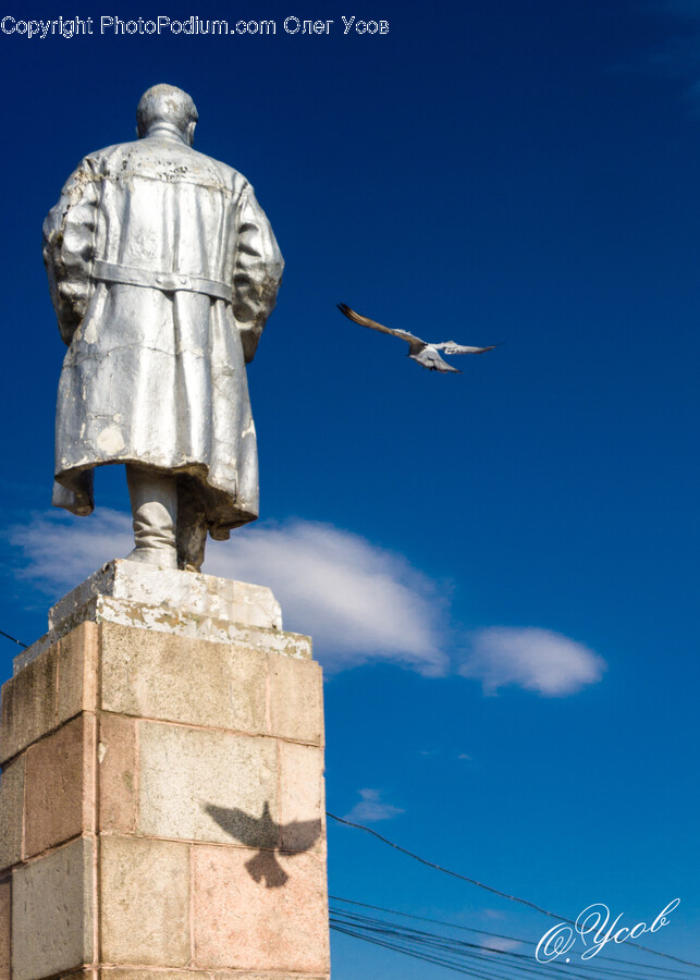 Monument, Bird, Animal, Sculpture, Art