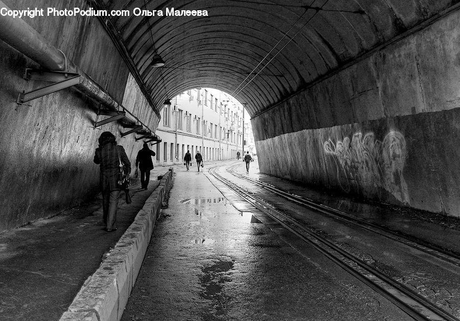 Tunnel, Alley, Alleyway, Road, Street