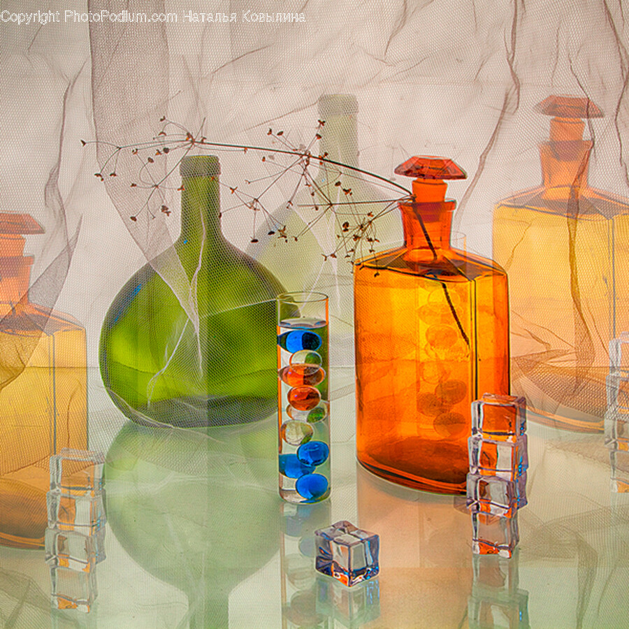 Glass, Bottle, Jar, Lab, Goblet