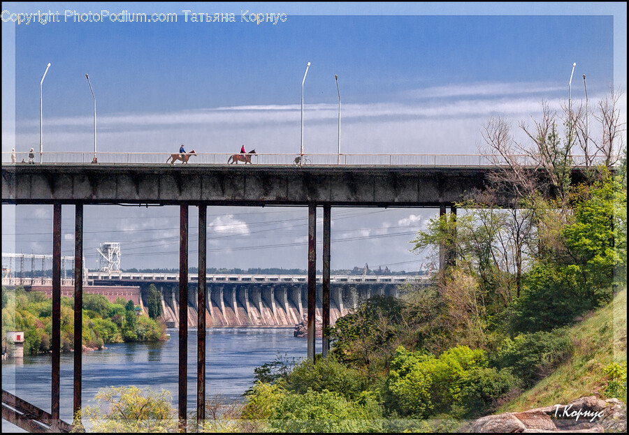 Water, Nature, River, Outdoors, Bridge