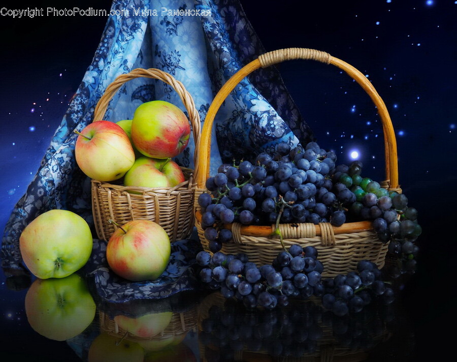 Apple, Plant, Fruit, Food, Basket