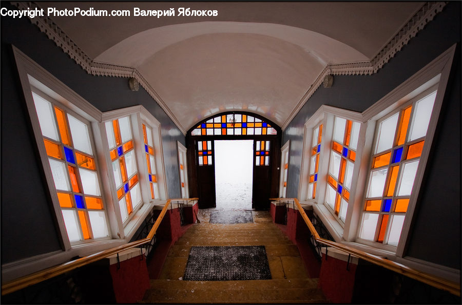 Corridor, Indoors, Interior Design, Room, Book, Bookcase, Furniture