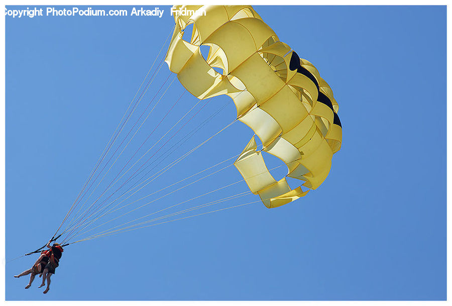 Adventure, Parachute, Flight, Gliding