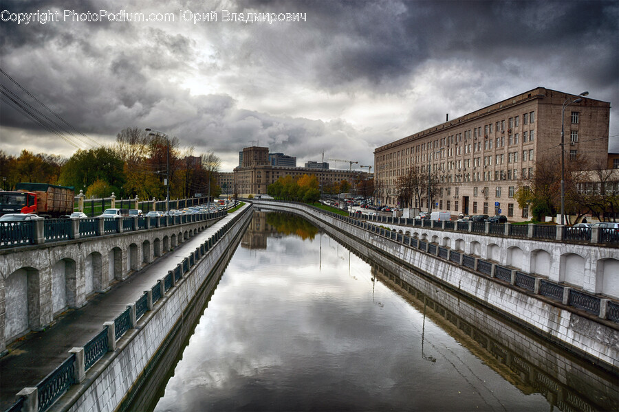 Canal, Outdoors, Water, Building, Architecture