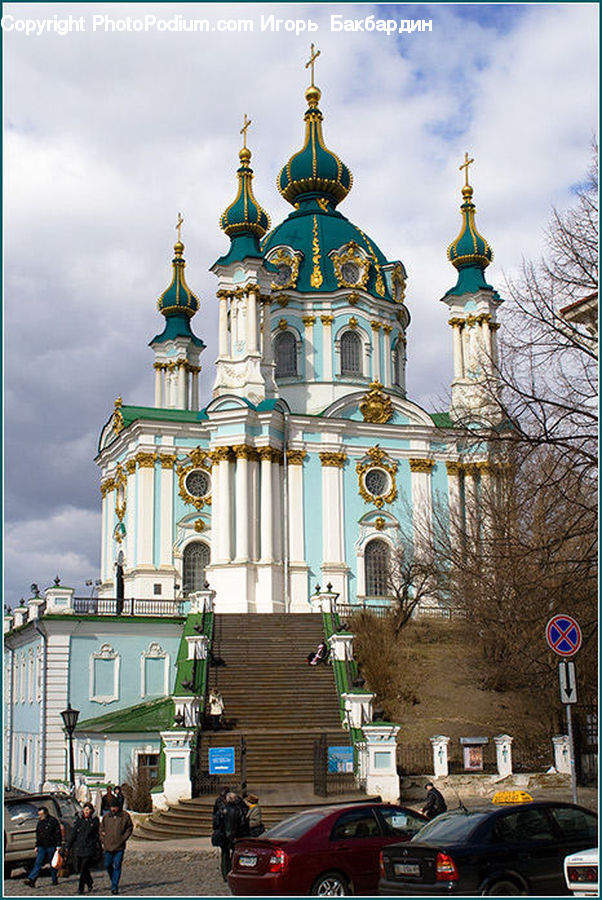 Automobile, Car, Vehicle, Architecture, Cathedral, Church, Worship