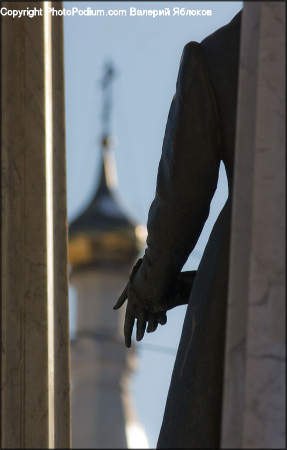 Art, Gargoyle, Statue, Coat, Overcoat