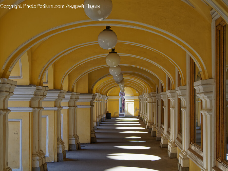 Architecture, Building, Corridor, Indoors, Floor