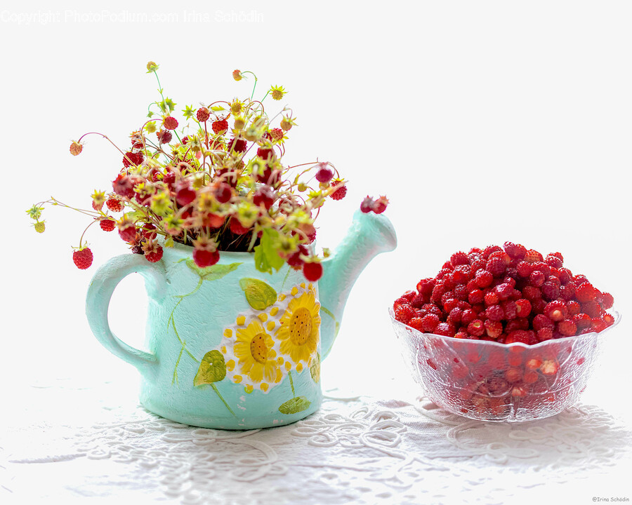 Pottery, Flower, Flower Arrangement, Plant, Food