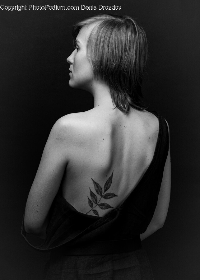 Back, Body Part, Person, Skin, Tattoo