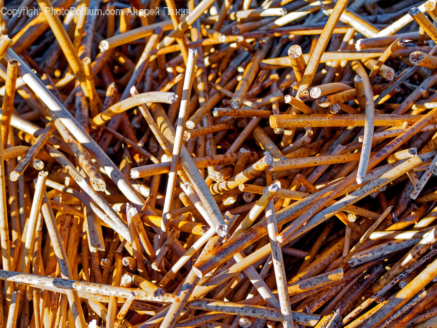 Countryside, Nature, Outdoors, Straw, Snow