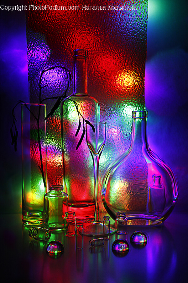 Glass, Lighting, Purple, Goblet, Person