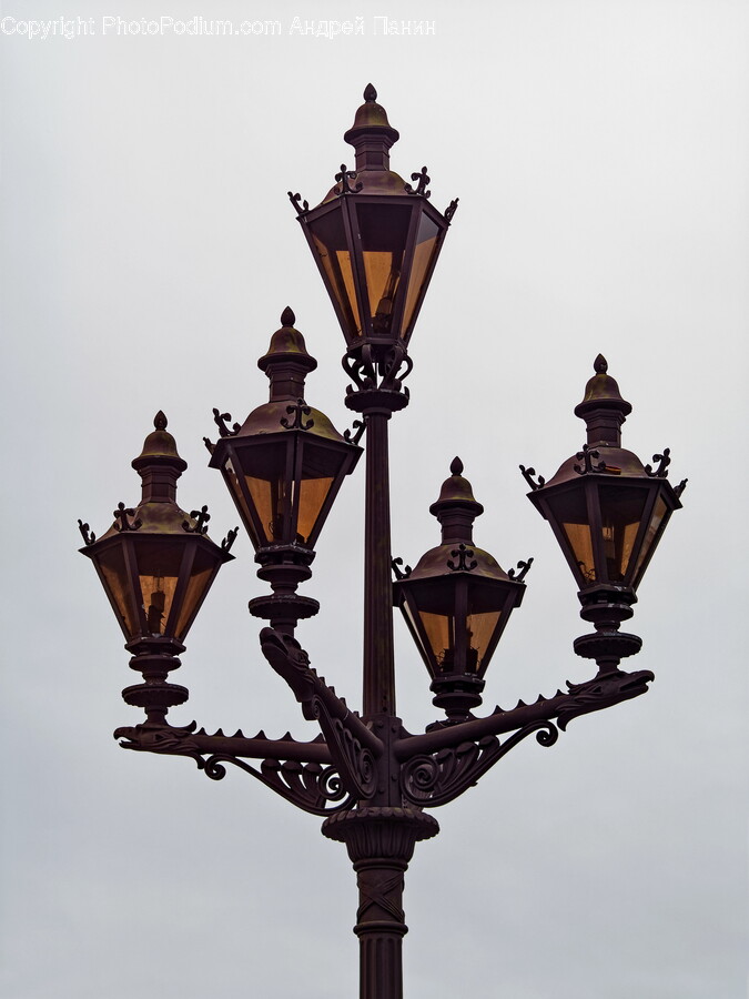 Lamp, Lampshade, Chandelier, Lamp Post