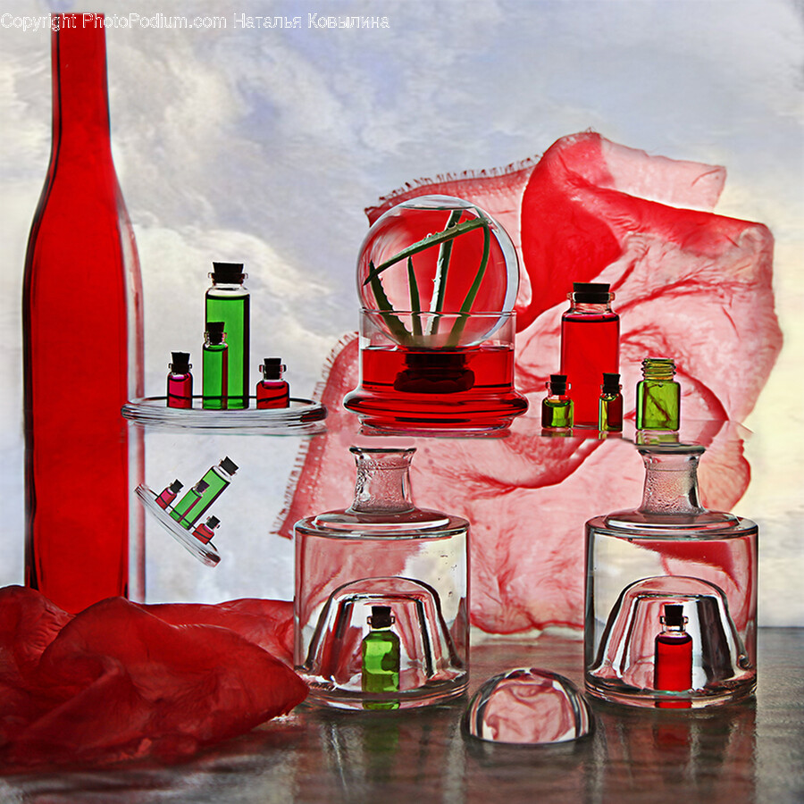 Bottle, Glass, Cosmetics, Perfume, Alcohol