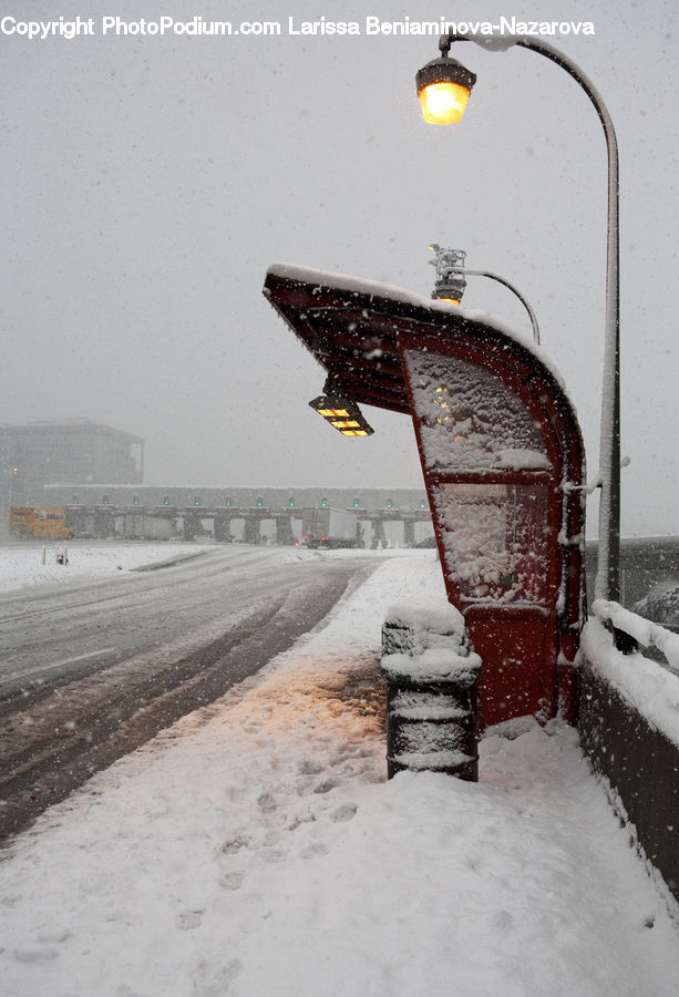 Blizzard, Outdoors, Snow, Weather, Winter, Ice, Brick