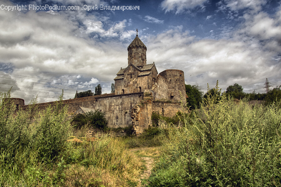 Architecture, Building, Castle, Fortress, Spire