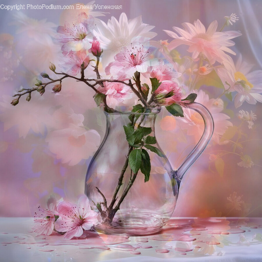 Flower, Flower Arrangement, Plant, Art, Painting