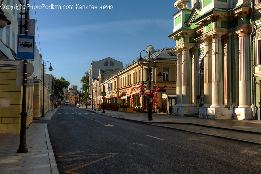 City, Road, Street, Urban, Path