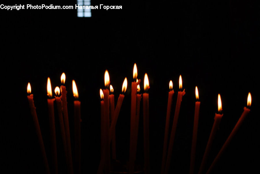 Candle, Fire, Flame, Lighting
