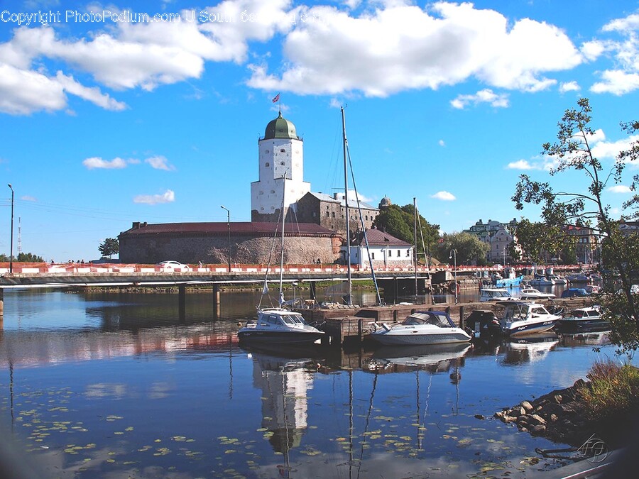 Water, Waterfront, Harbor, Pier, Boat