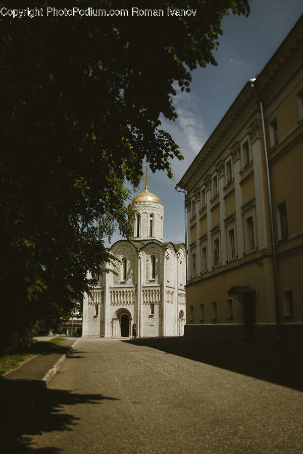 Architecture, Building, Road, Spire, Tower