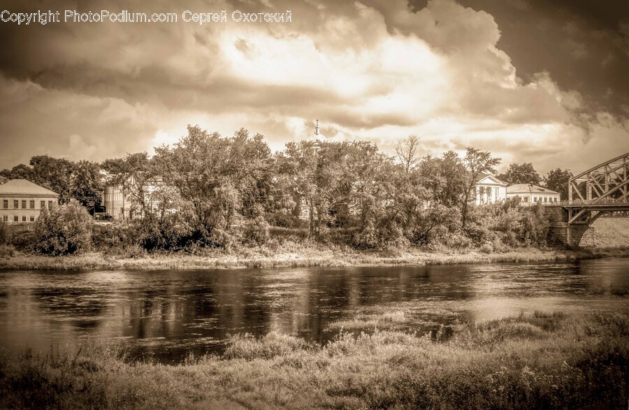 Nature, Outdoors, Pond, Water, Land