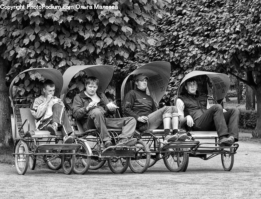 People, Person, Human, Bench, Bicycle, Bike, Vehicle