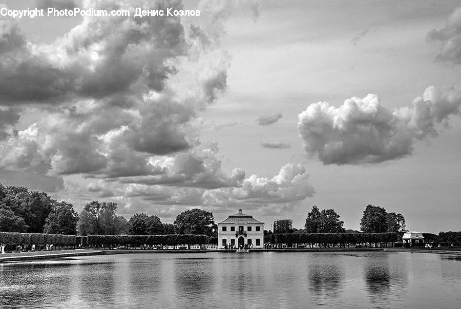 Cloud, Cumulus, Sky, Waterfront, Lumber, Architecture, Castle