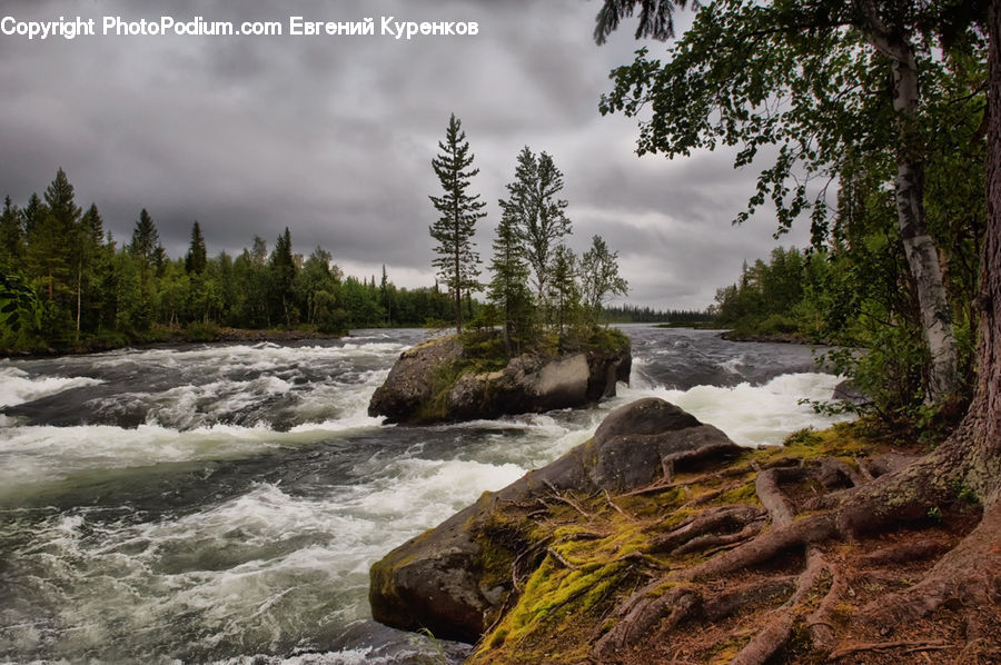 Creek, Outdoors, River, Water, Coast, Sea, Rock