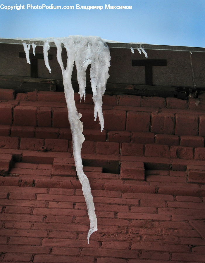 Ice, Icicle, Snow, Winter, Outdoors
