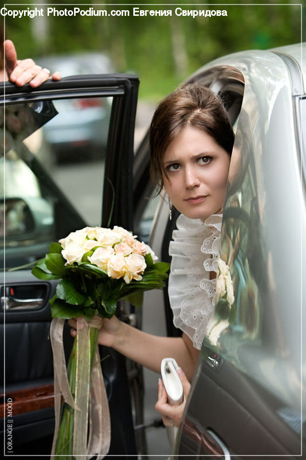 People, Person, Human, Bridesmaid, Corset, Automobile, Car