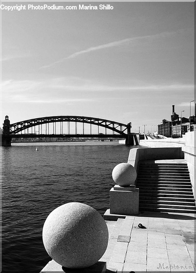 Bridge, Sphere, Chair, Furniture, Dock, Landing, Pier
