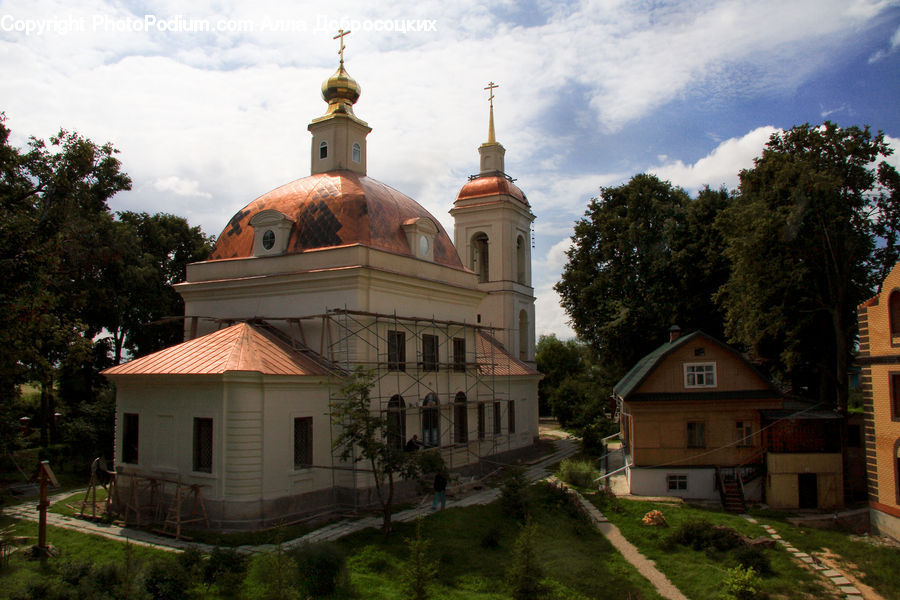 Architecture, Bell Tower, Clock Tower, Tower, Housing, Monastery, Dome