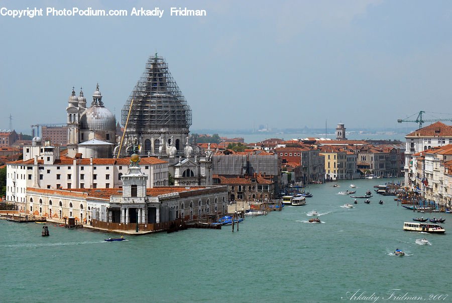 Cruise Ship, Ocean Liner, Ship, Vessel, Building, Architecture, Dome