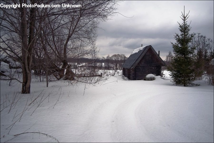 Building, Cottage, Housing, Ice, Outdoors, Snow, Hut