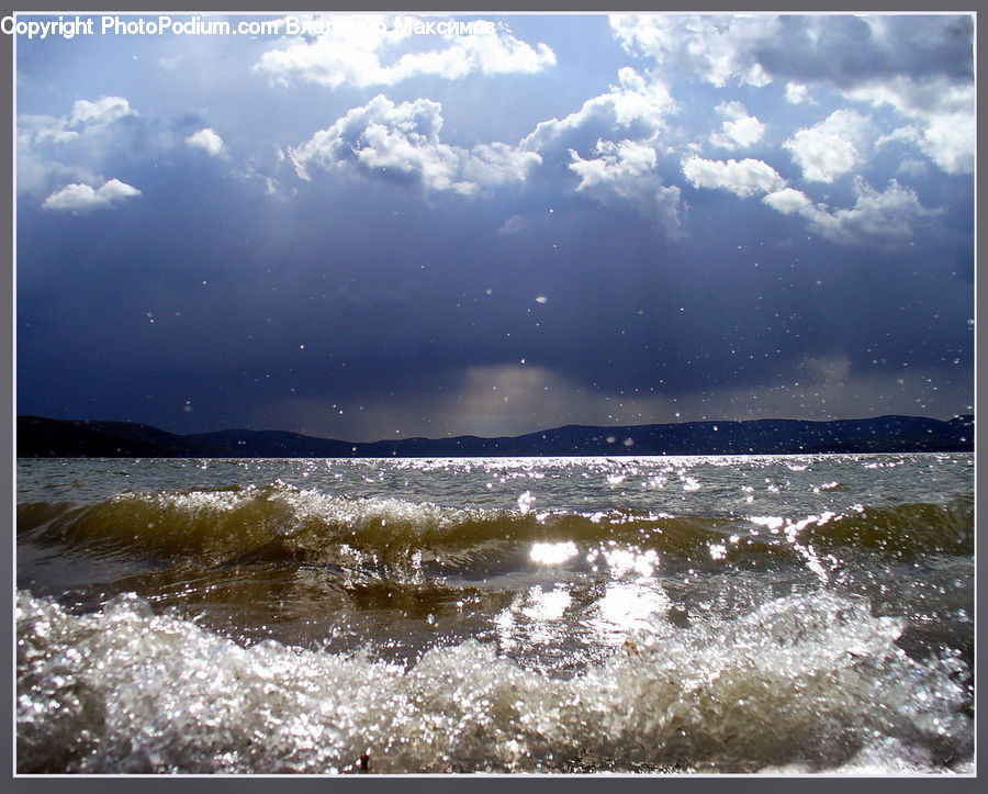 Cloud, Cumulus, Sky, Azure Sky, Outdoors, Sea, Water