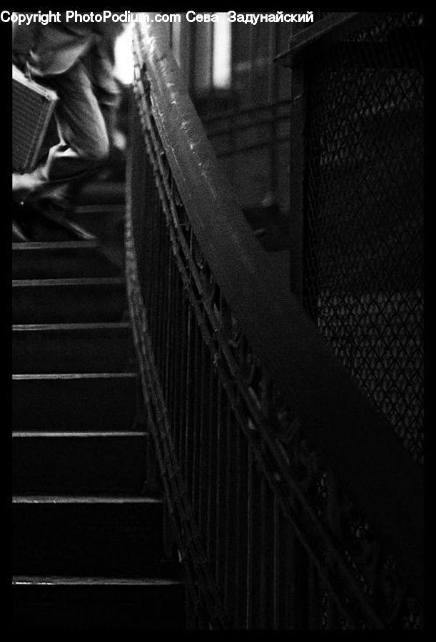 People, Person, Human, Banister, Handrail, Staircase, Portrait