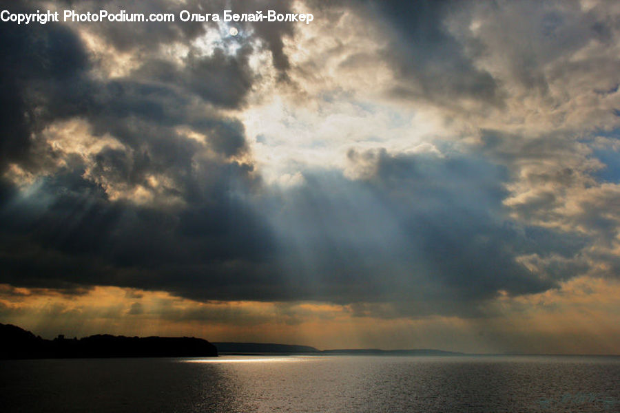 Azure Sky, Cloud, Outdoors, Sky, Cumulus, Sea, Water